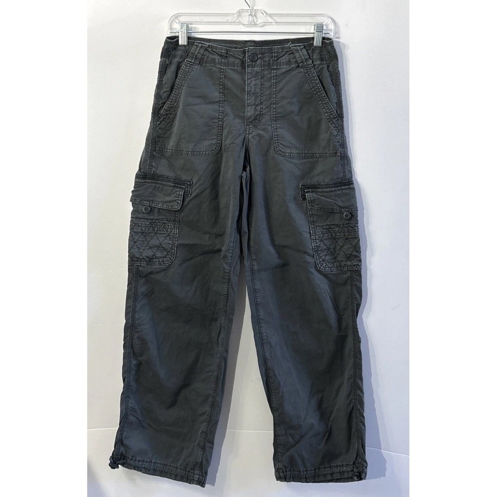 Women's American Eagle Y2K Stretch Cargo Baggy Jogger Jeans Pants Sz 4